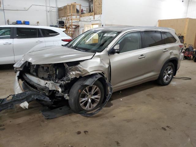  Salvage Toyota Highlander