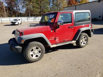  Salvage Jeep Wrangler