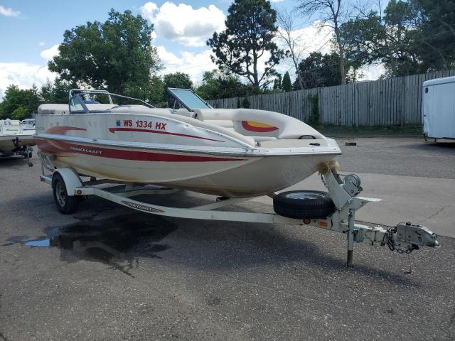  Salvage Pinecraft Deck Boat