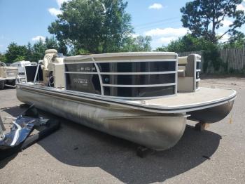  Salvage Harris Pontoon