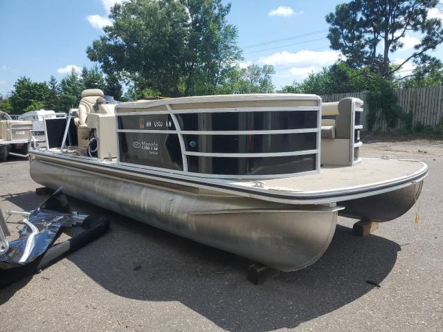  Salvage Harris Pontoon