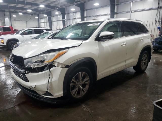  Salvage Toyota Highlander