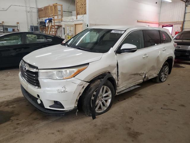  Salvage Toyota Highlander