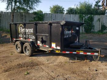  Salvage Big Tex Dump Trailer 7x14