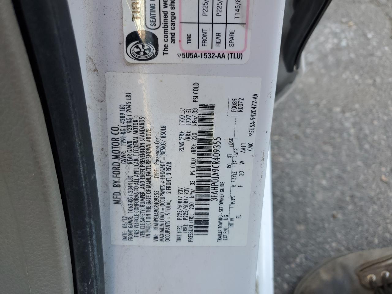 Ford Fusion Sel Image 8