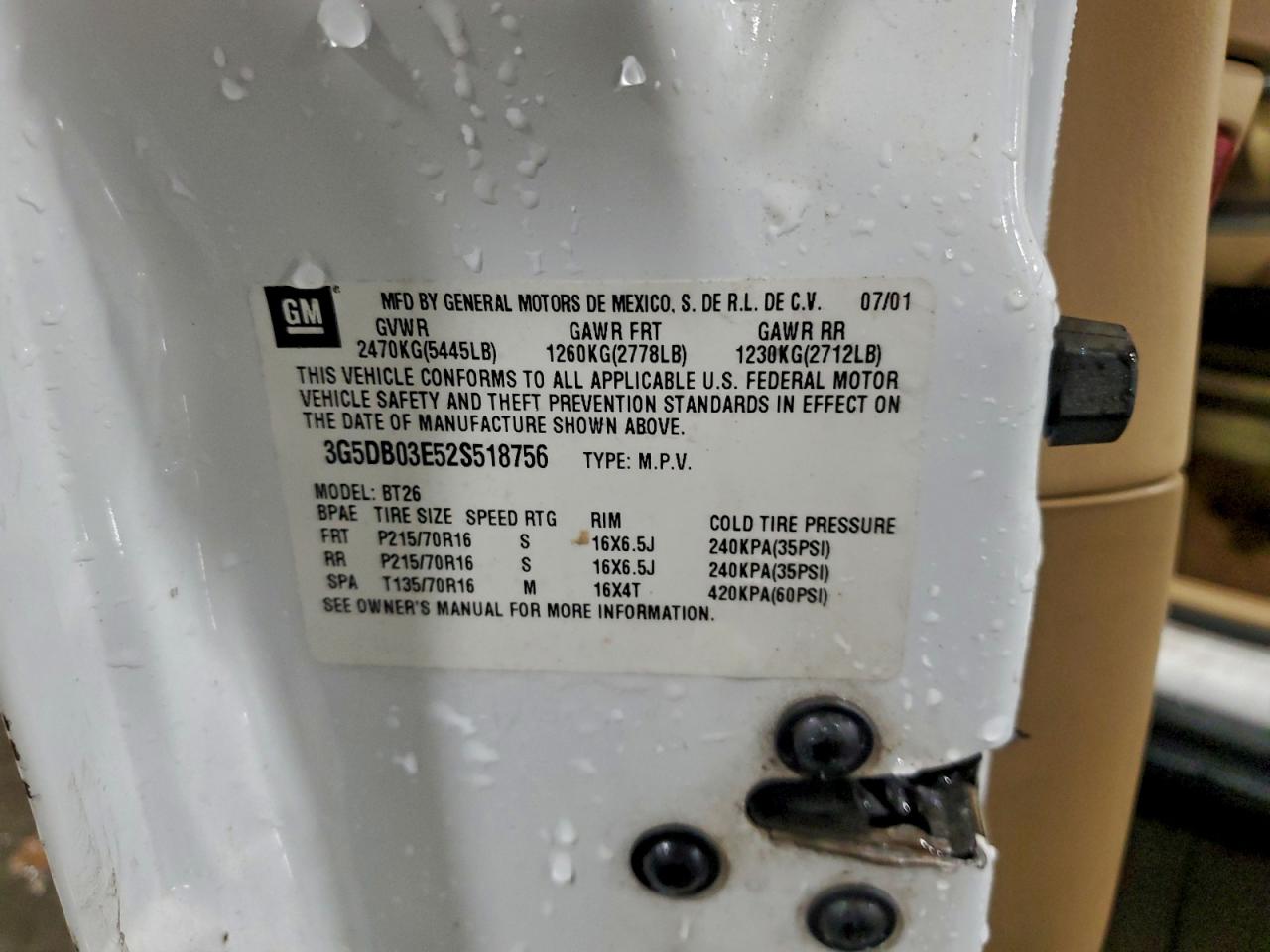 Buick Rendezvous Cx Image 3