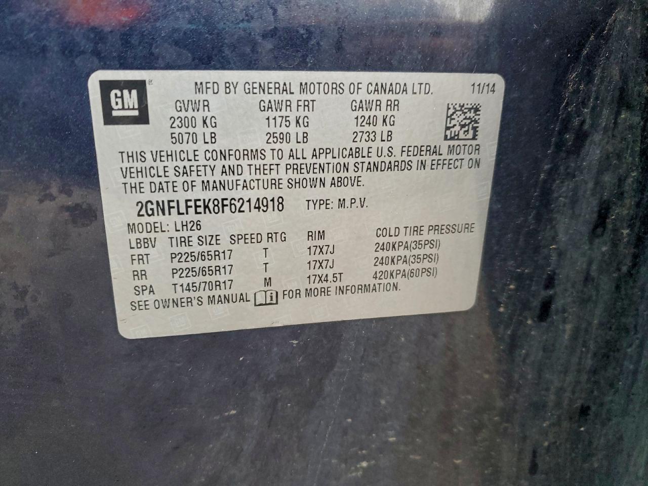 Chevrolet Equinox Lt Image 3