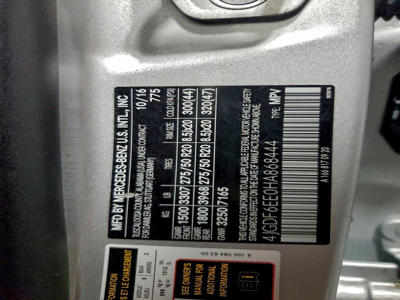 Mercedes-Benz Gls-class 450 4matic Image 13