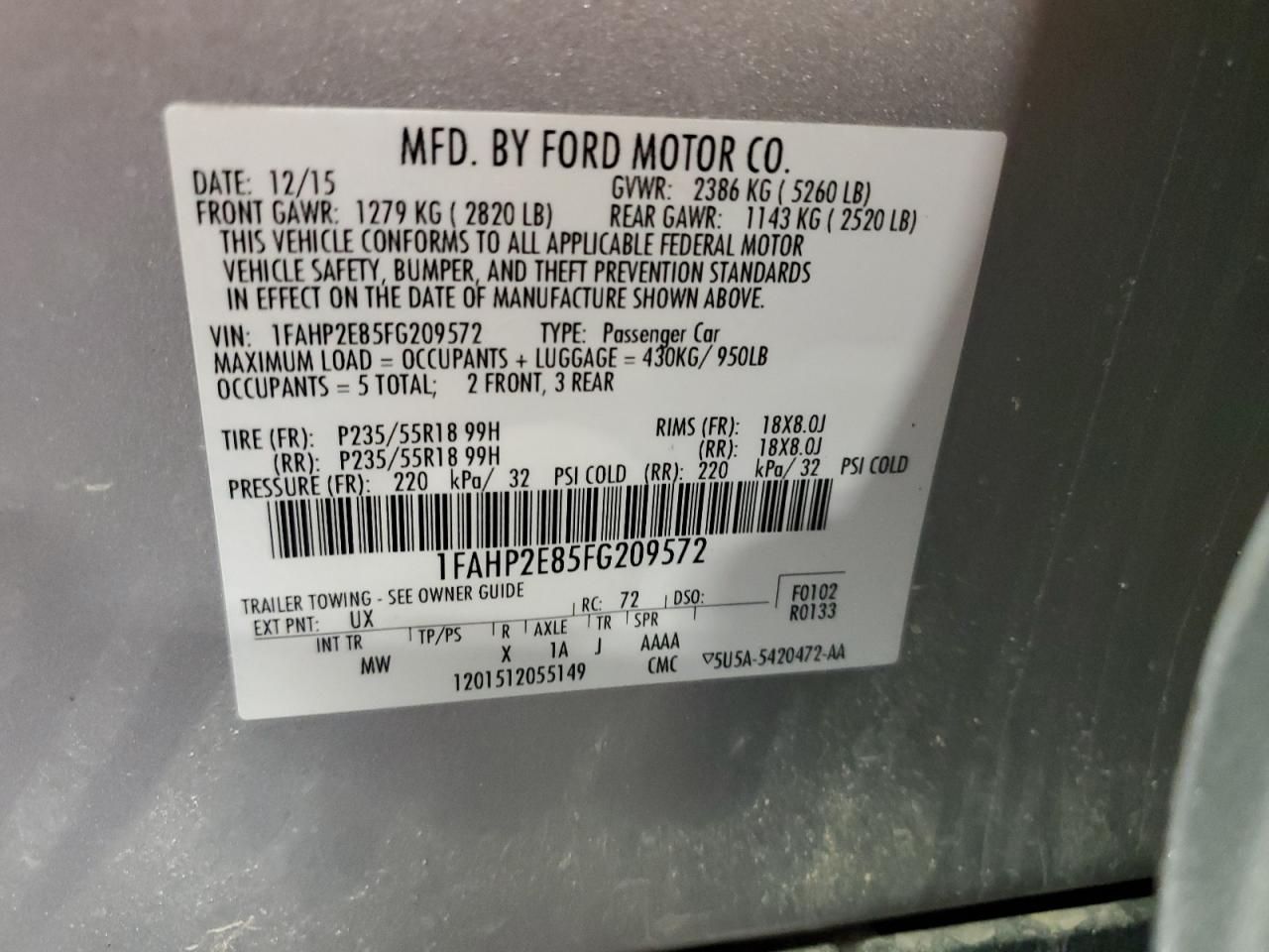 Ford Taurus Sel Image 5