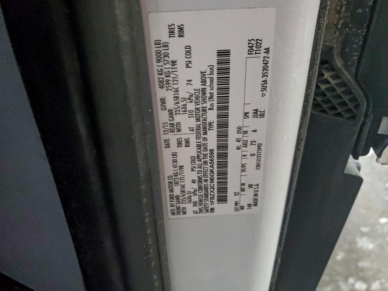 Ford Transit T-350 Image 10