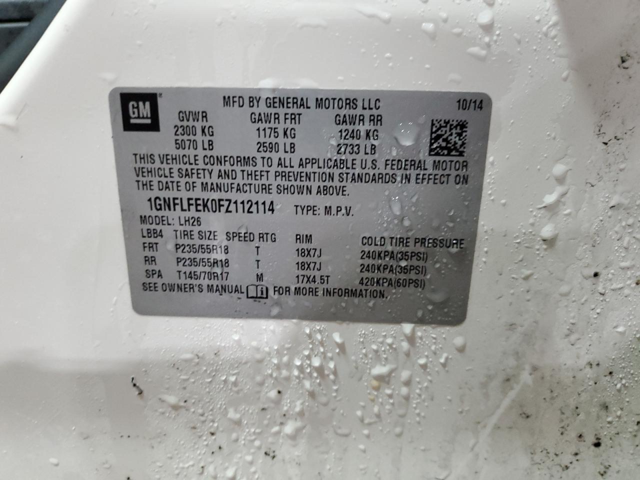 Chevrolet Equinox Lt Image 7