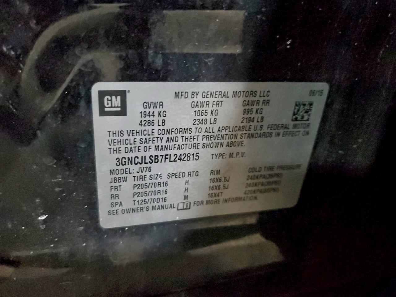 Chevrolet Trax 1lt Image 12