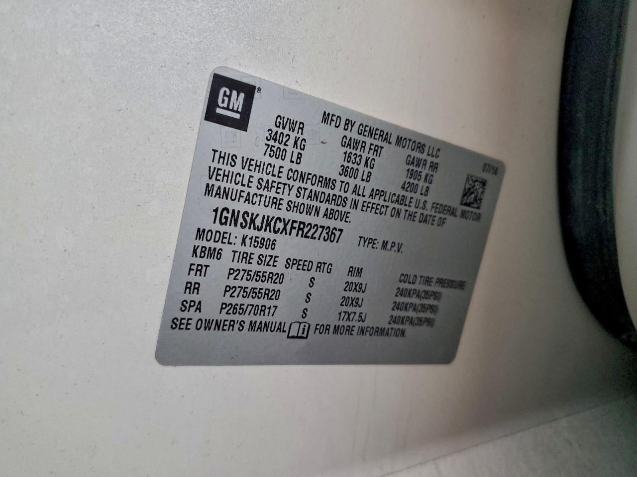 Chevrolet Suburban K1500 Lt Image 12