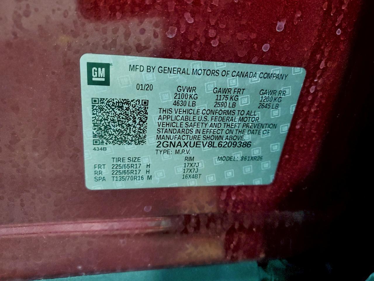 Chevrolet Equinox Lt Image 7