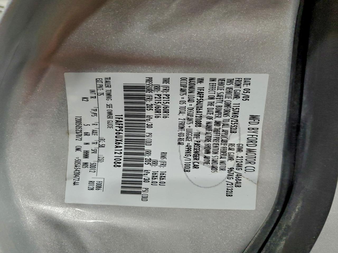 Ford Taurus Sel Image 13