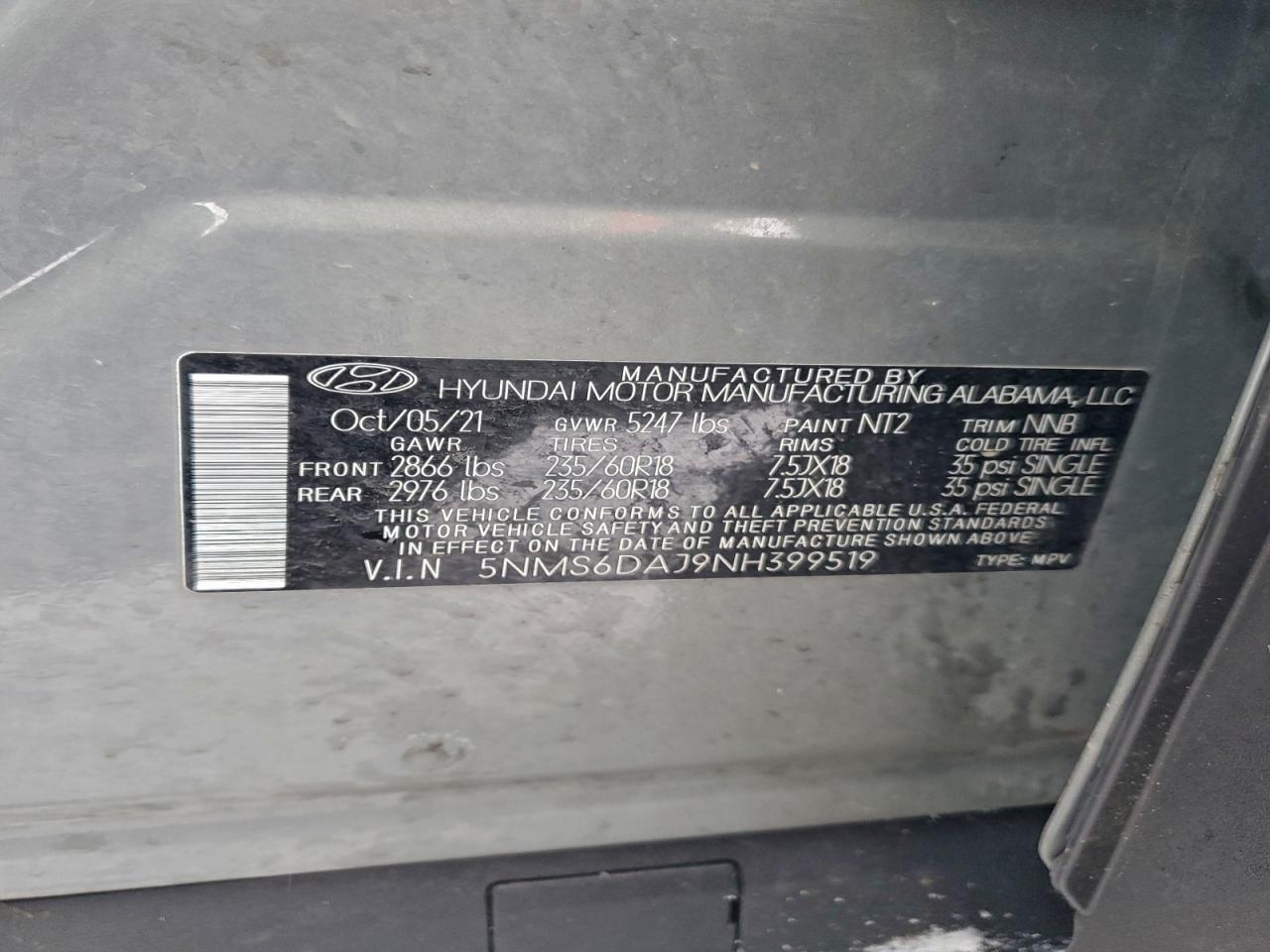 Hyundai SANTA FE Sel Image 9