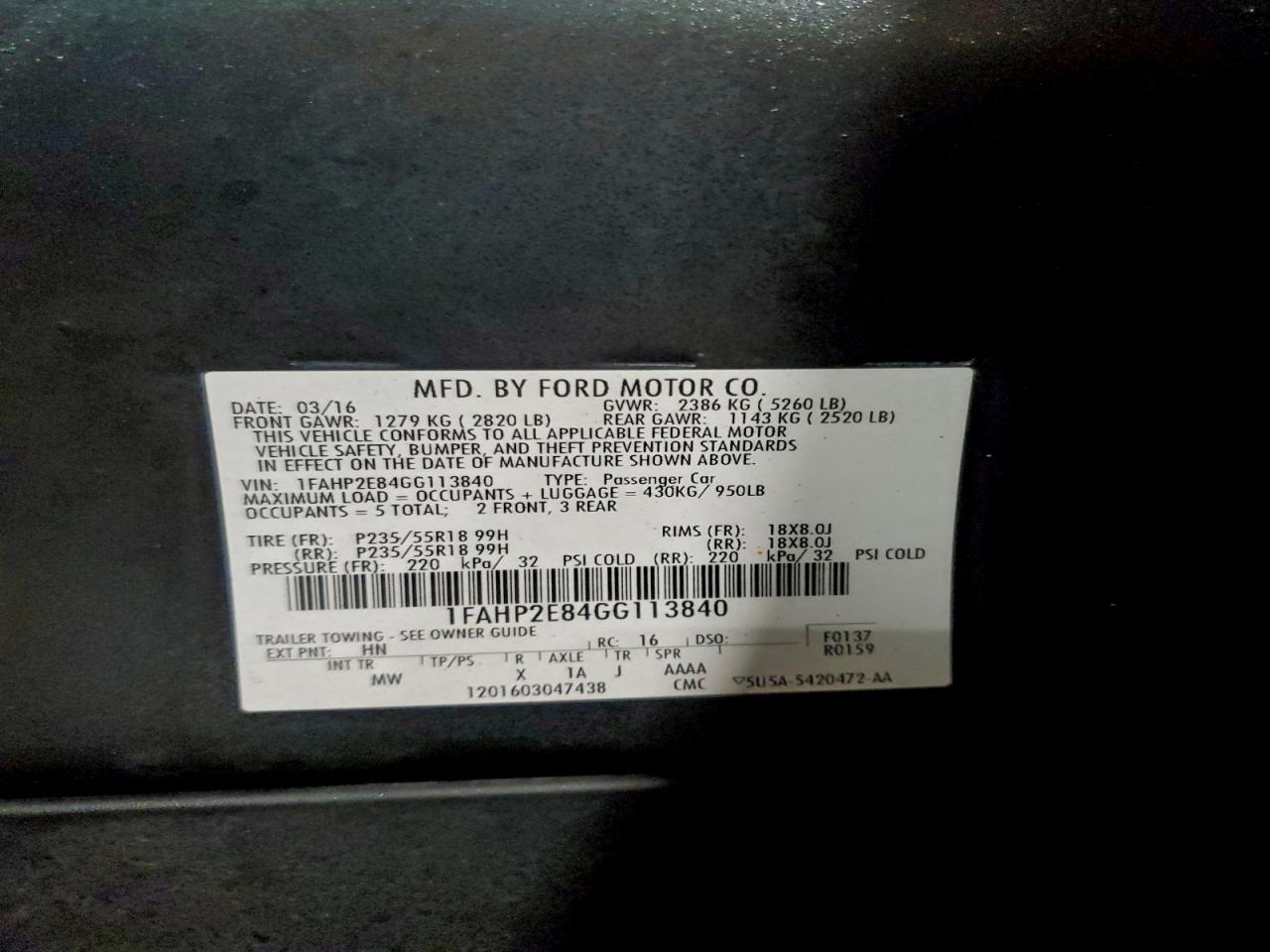 Ford Taurus Sel Image 12